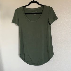 Green AMERICAN EAGLE short sleeve tshirt
